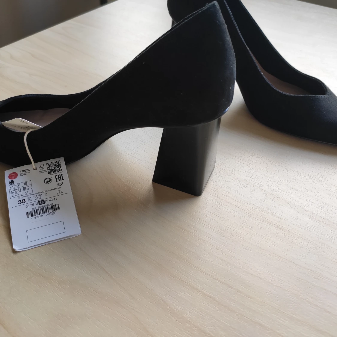 Geometric heels black 38 - 91