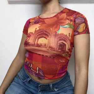  - Vintage mesh top från Kenzo. Står ej storlek men passar XS och S☀️ FRI FRAKT