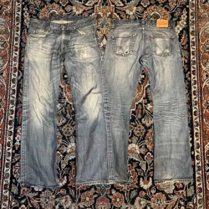Vintage Levis 506 - Sjukt snygga Levis jeans med en riktigt galet tvätt, dessa är 506 vilket är en rätt rare modell Mått: Midja:44cm Längd:99cm Benöppning:21cm