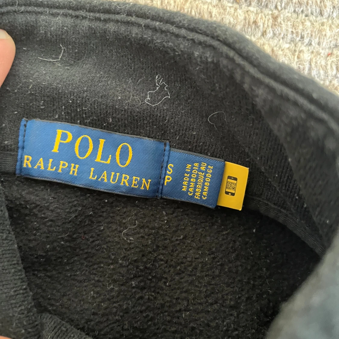 Svart half-zip tröja från Polo Ralph Lauren - 1