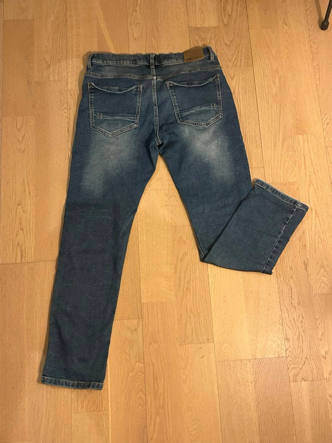 Blå raka jeans från Lab industries - 1