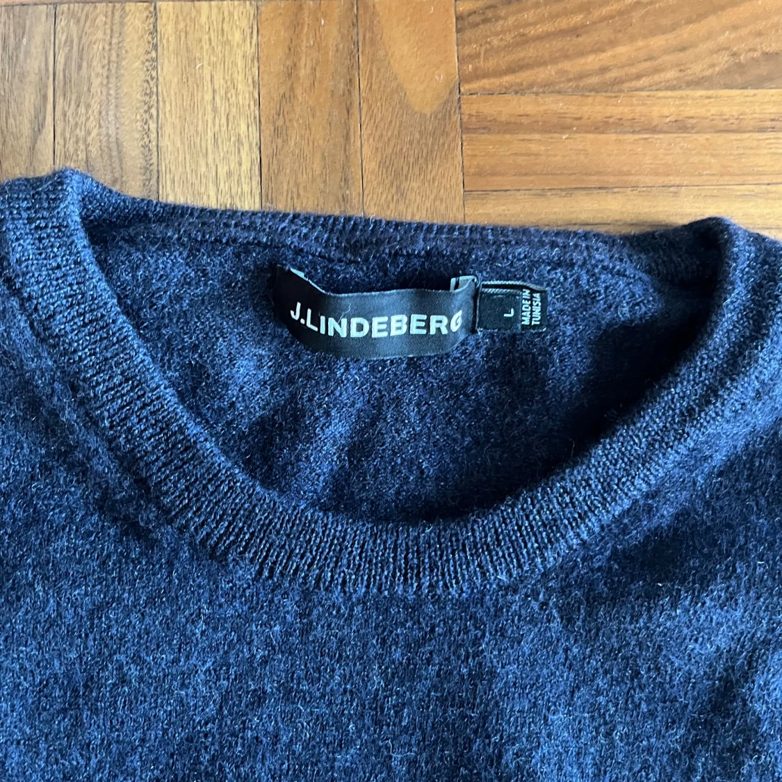 Mörkblå merinoullströja J.Lindeberg - 2