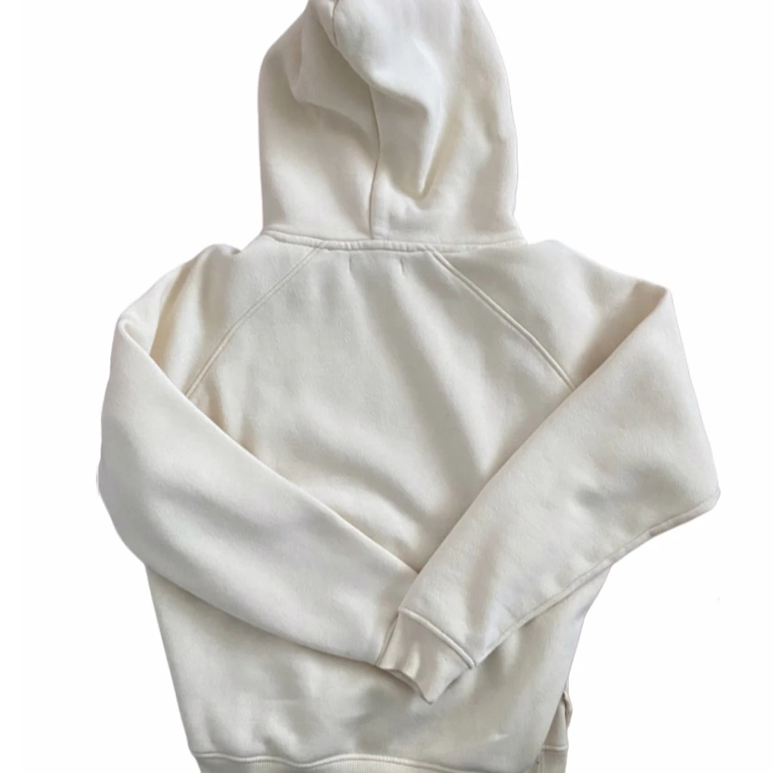 Ljusgul hoodie från Bik Bok - 1