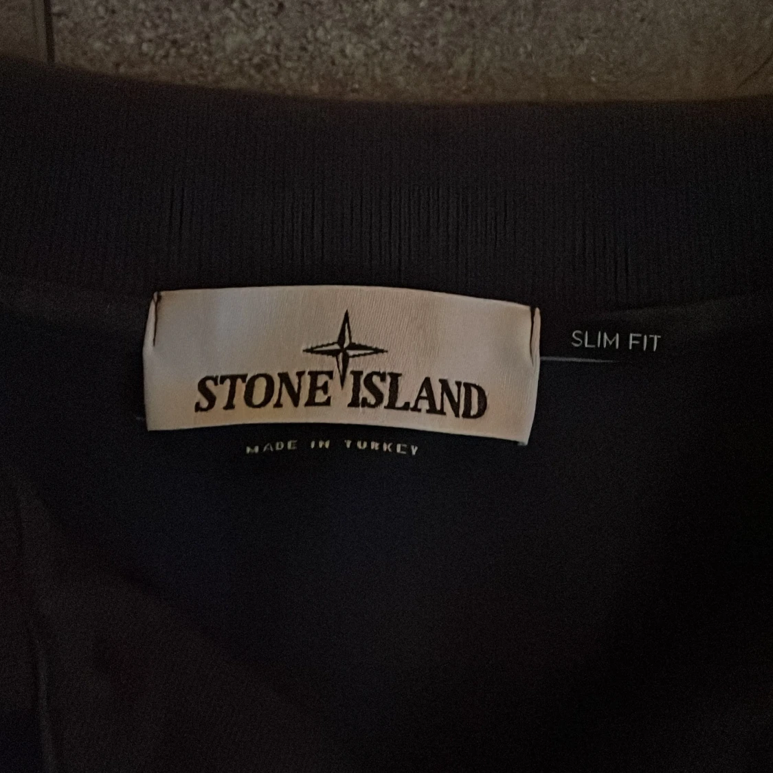 Svart långärmad pikétröja Stone Island - 1