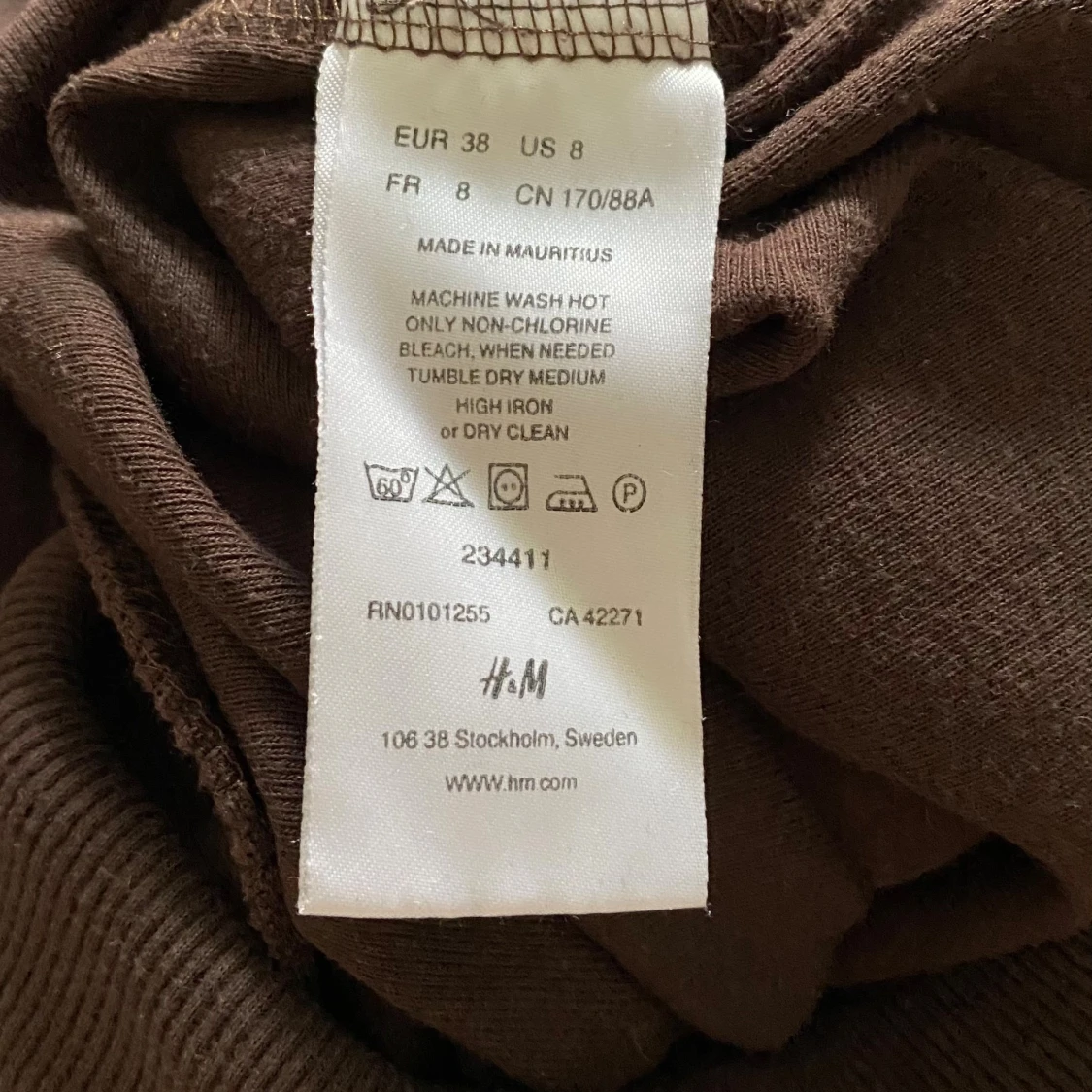 Brun långärmad tröja från H&M - 2