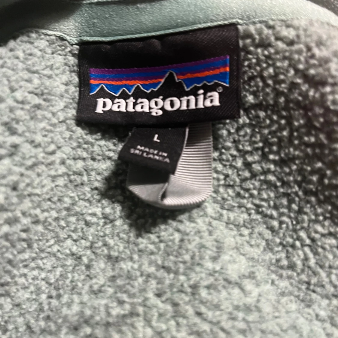 Grå fleecejacka från Patagonia L - 3