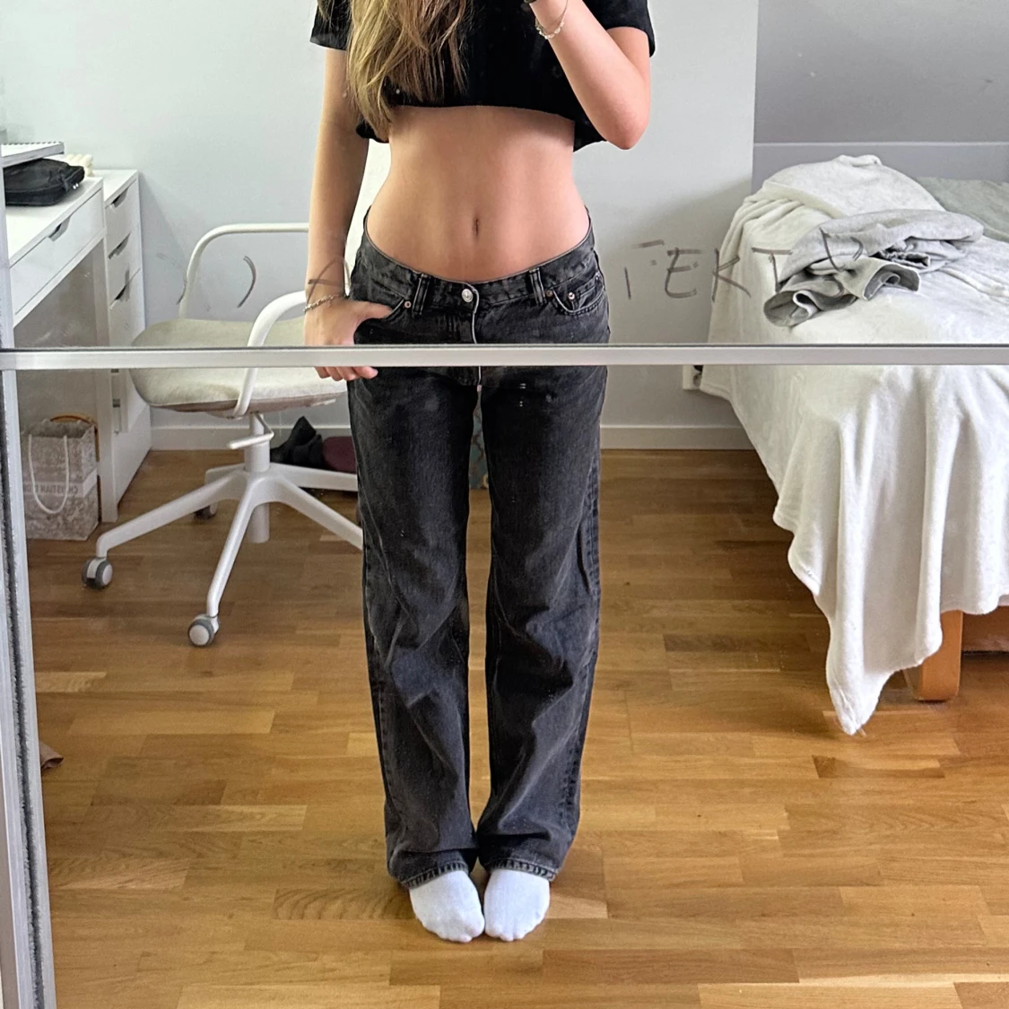 Svarta jeans från Gina