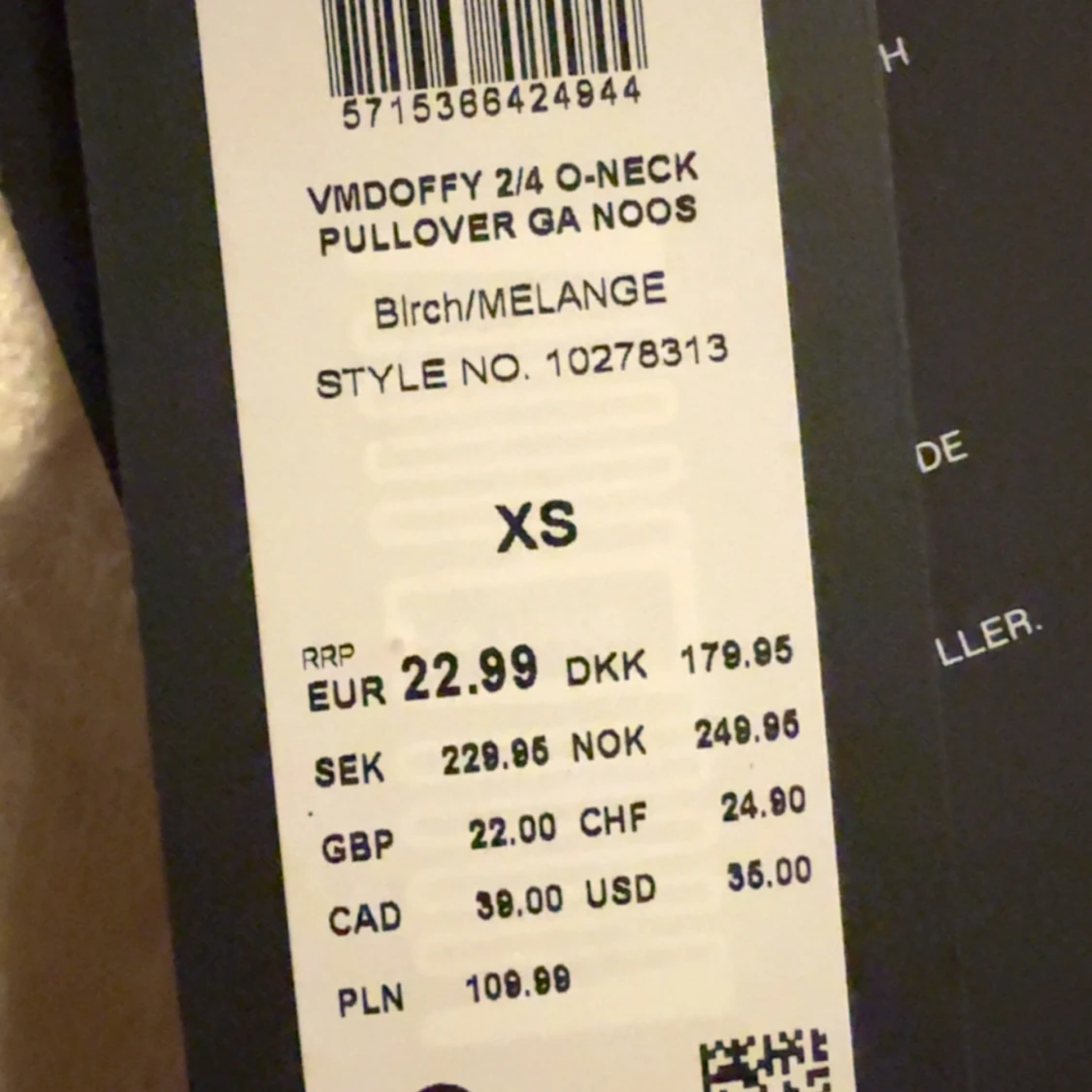 Beige stickad tröja Vero Moda XS - 1