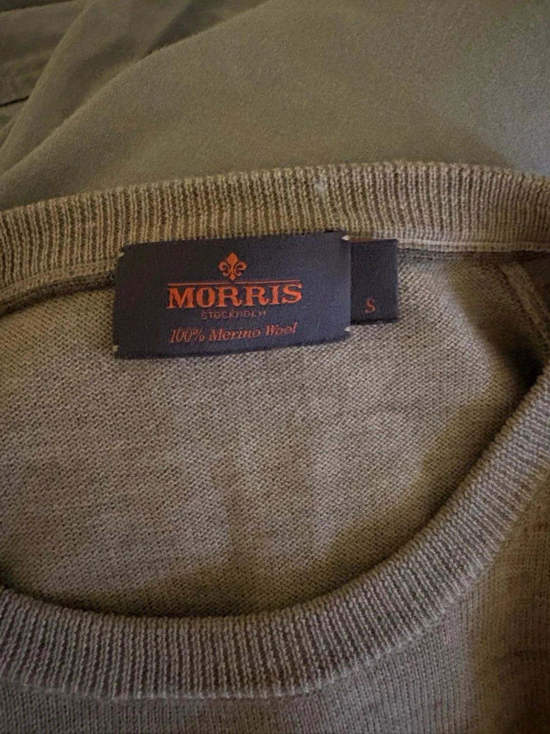 Beige stickad tröja från Morris  - 2