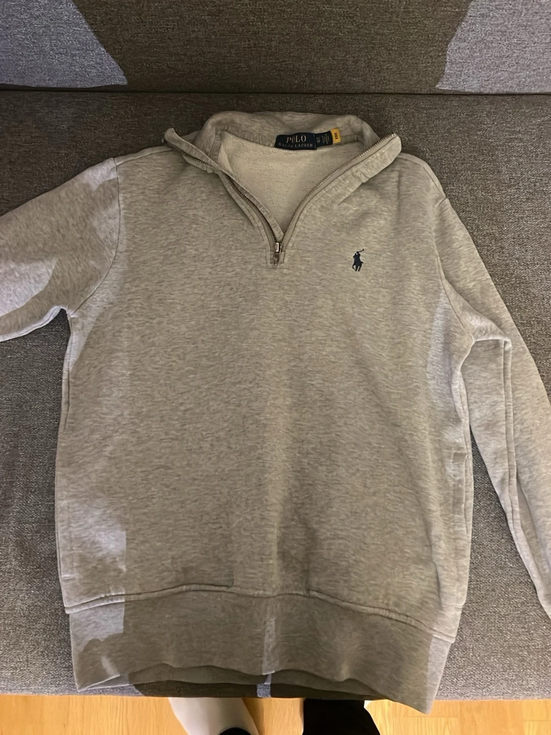 Grå halvzip från Polo Ralph Lauren