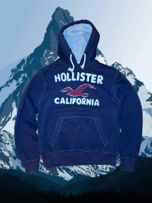 Hollister hoodie M - Säljer en sjukt snygg Hollister som passar M. Den är i bra skick 8/10 och true to size. Bara att höra av dig vid intresse😀  Mått:   Längd: 69 cm  Bredd: 54 cm