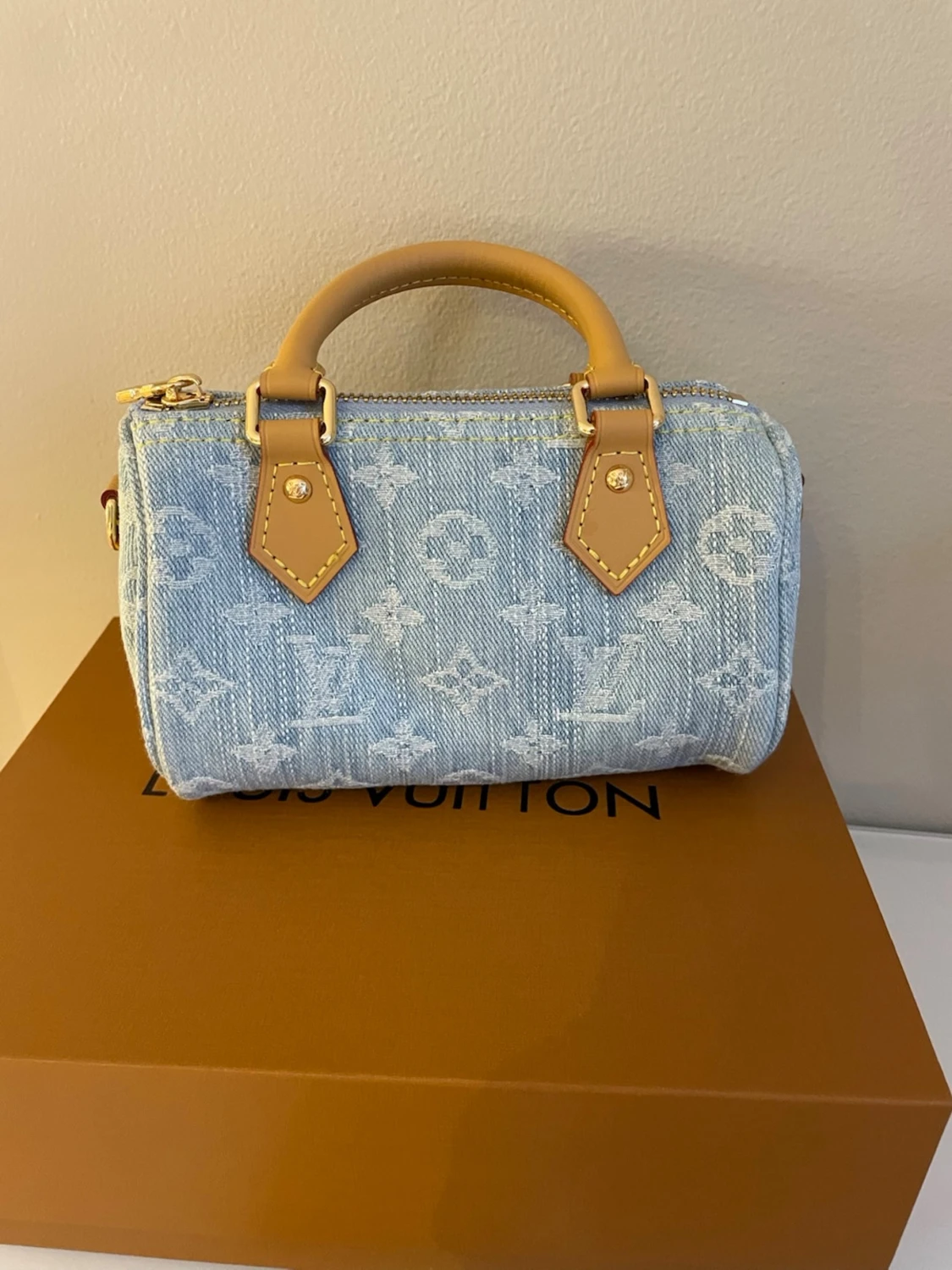 Louis Vuitton denim handväska