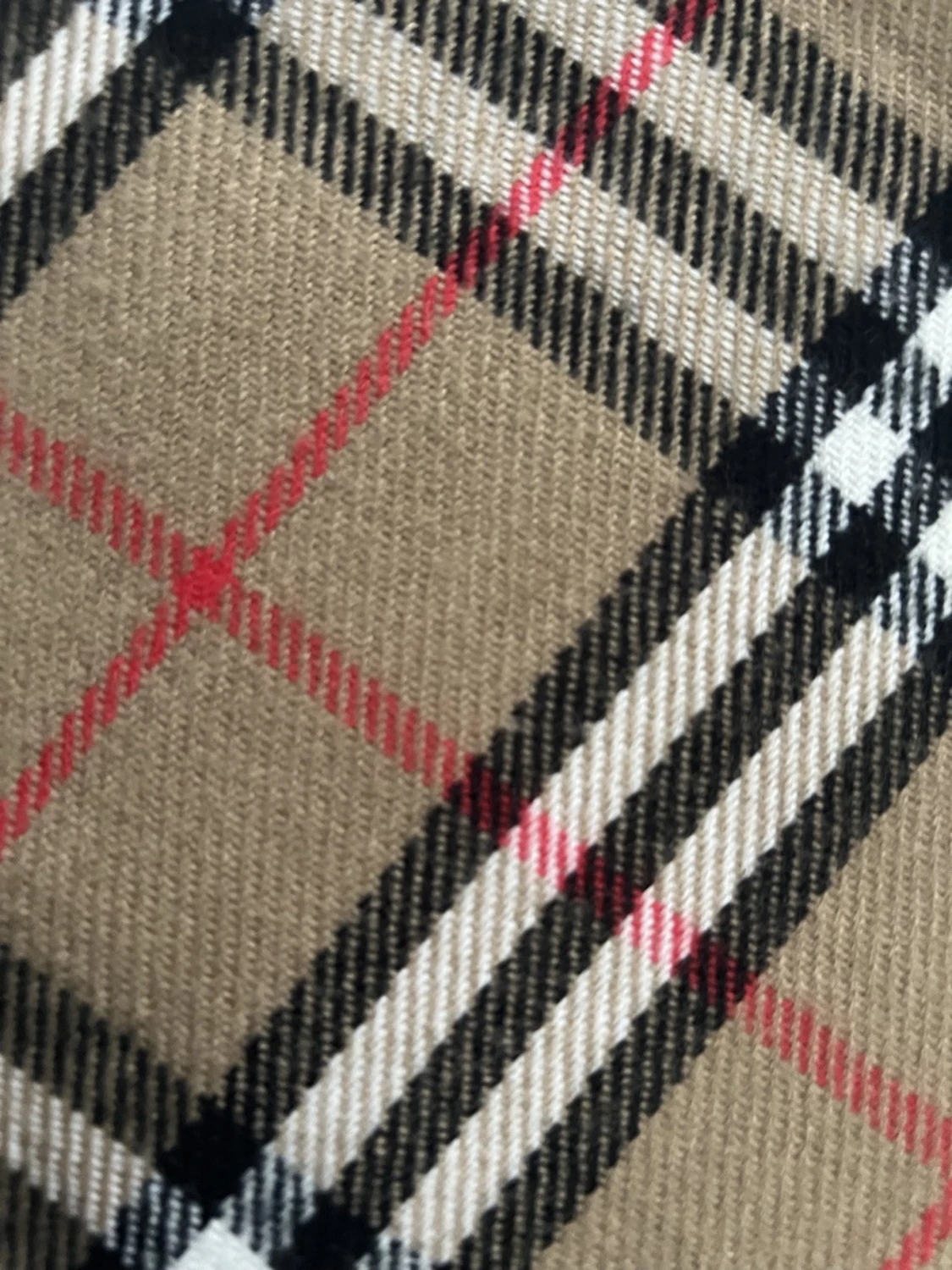 Burberrys rutig halsduk i lammull - 3