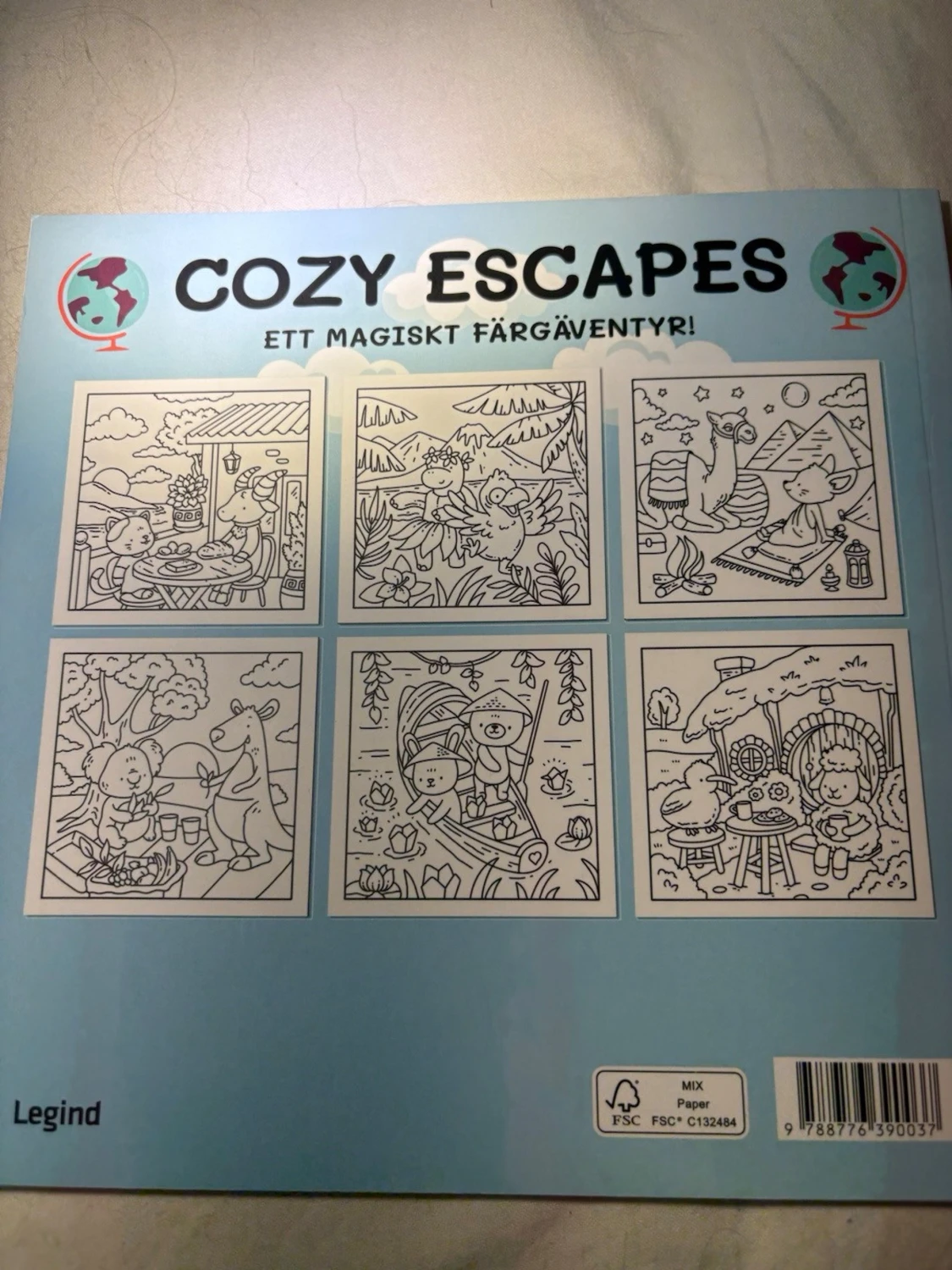 Cozy Escapes: Mysig & Gullig Målarbok - 1