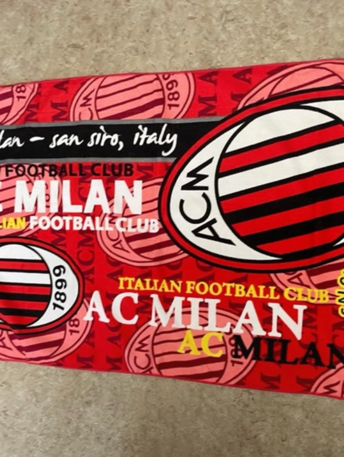 AC Milan röd fotbollsväst - 2