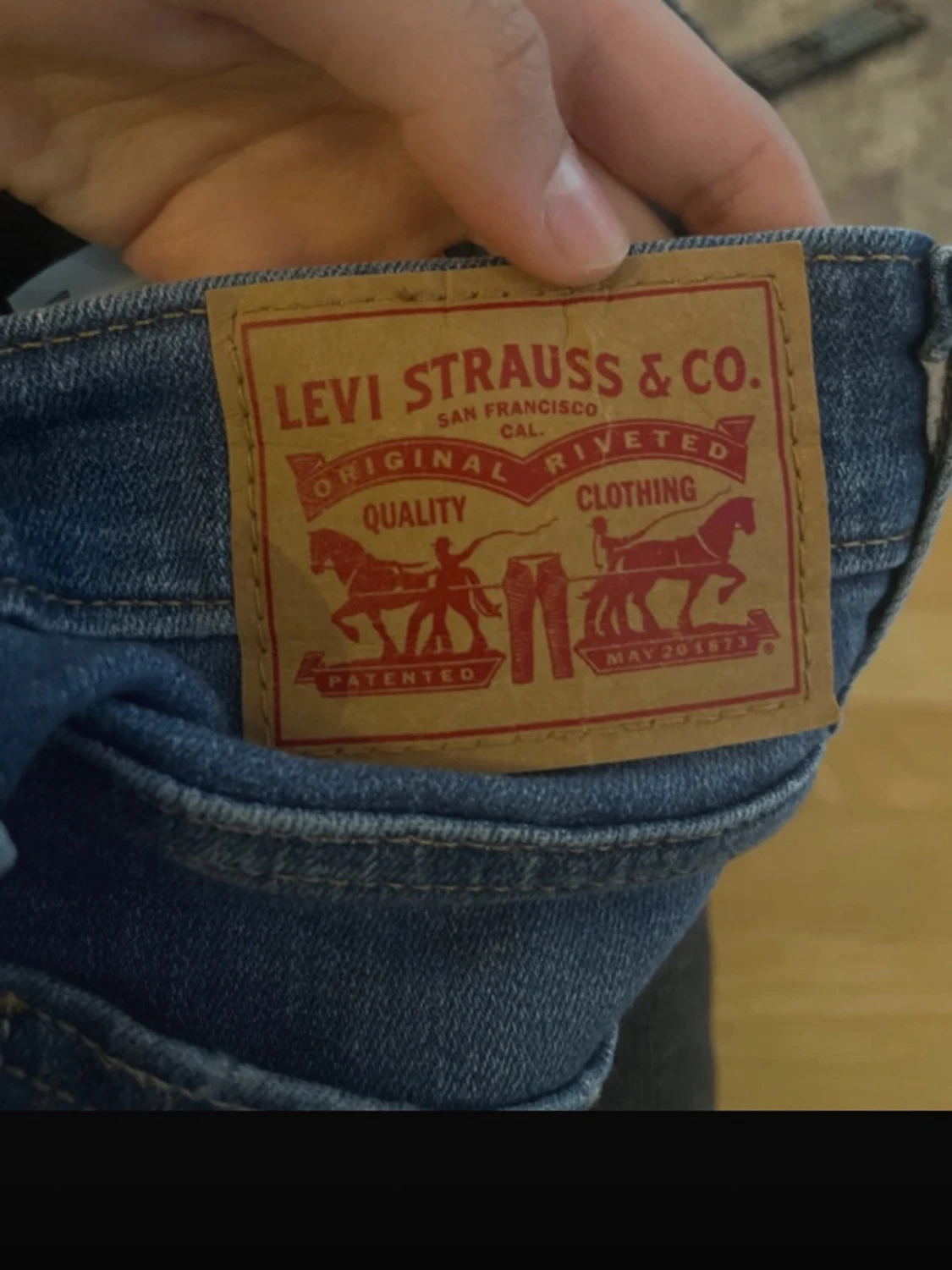 Levi's 726 Flare jeans ljusblå, stl 24 - 3