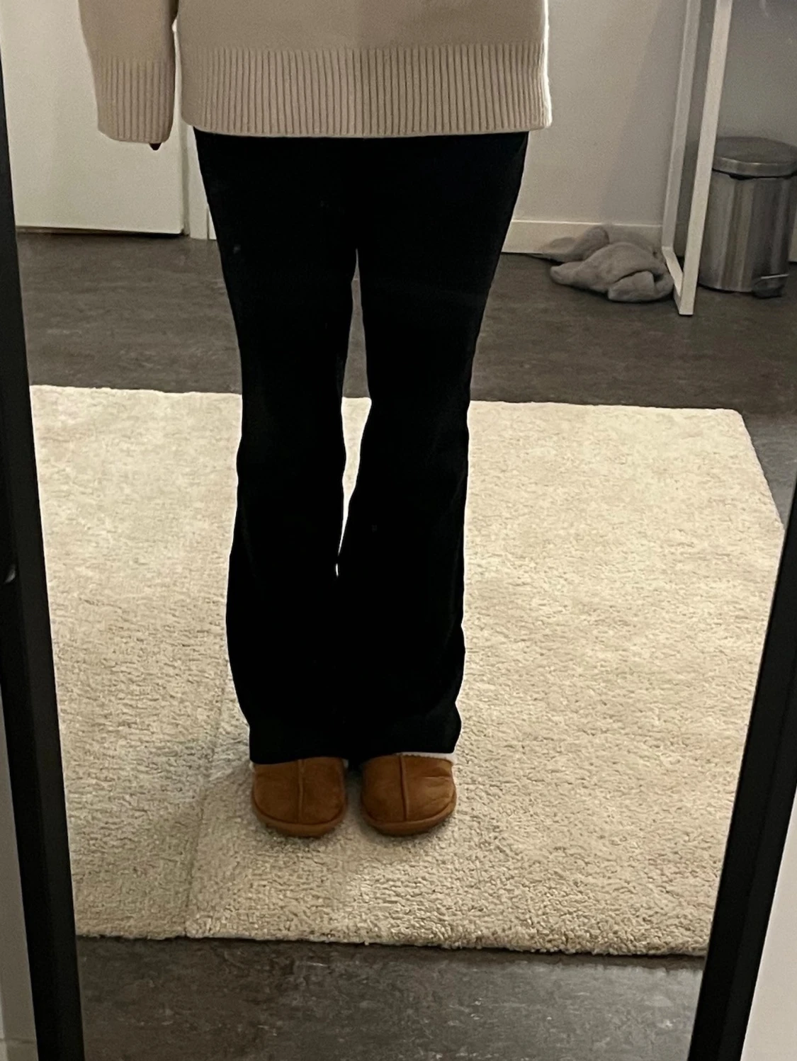 Lowwaist bootcut kostymbyxor H&M