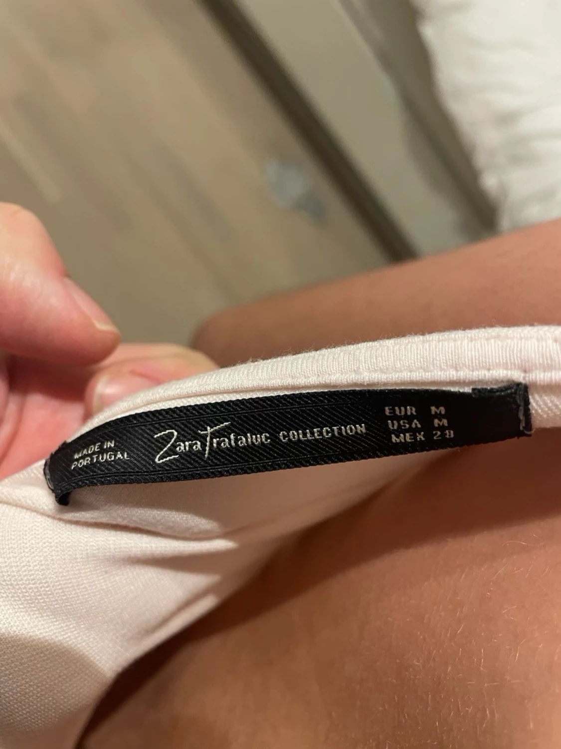 Vit peplumklänning från Zara Trafaluc - 2