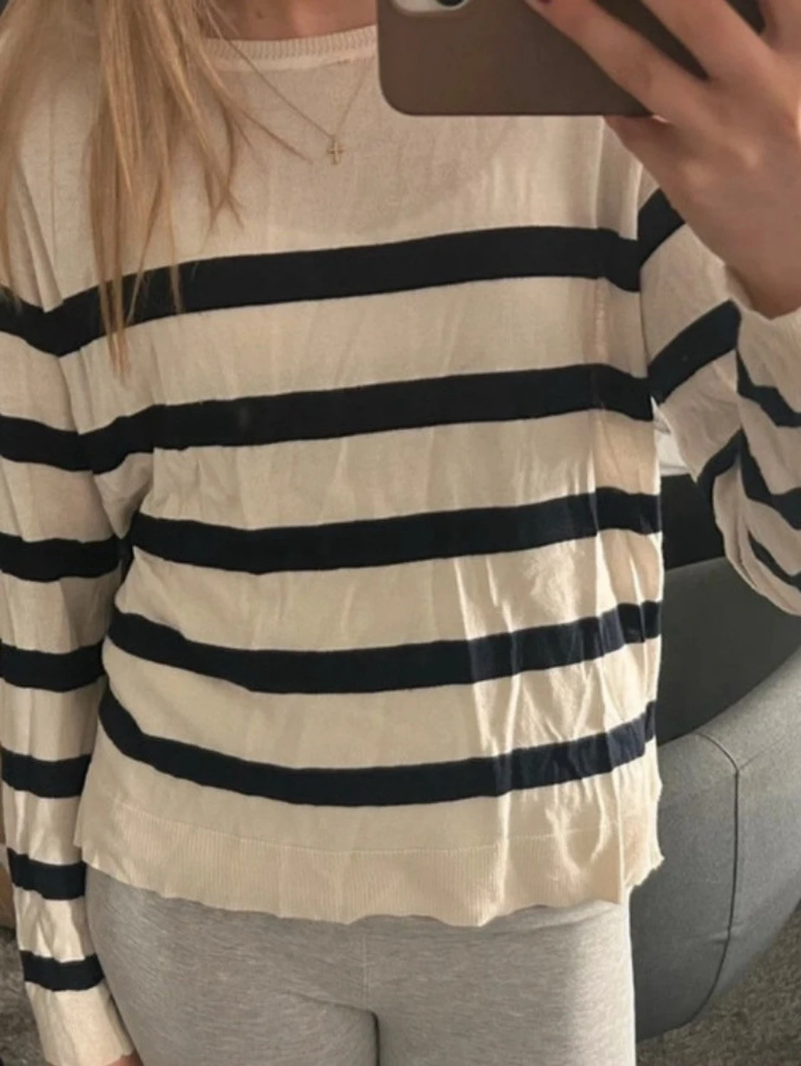 Randig långärmad tröja från Zara - 1