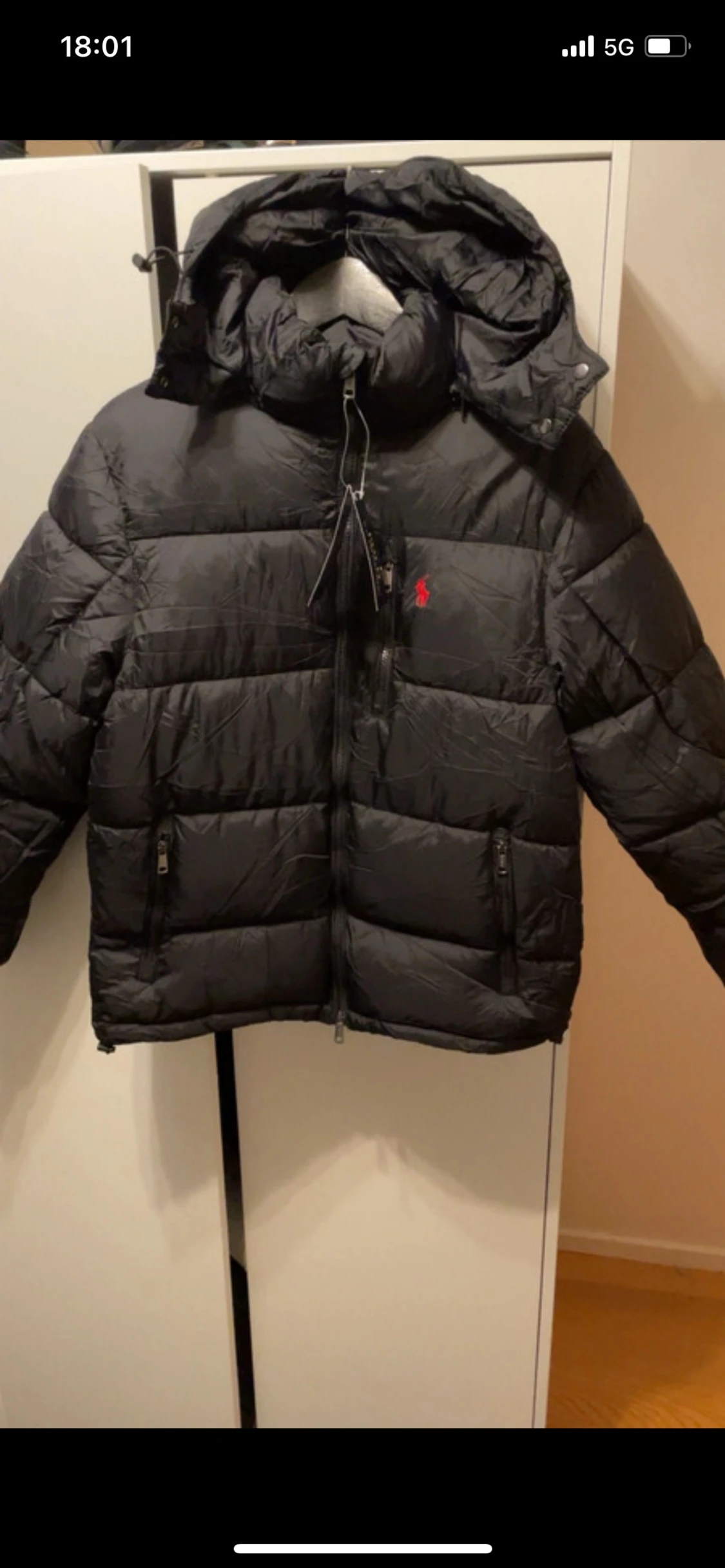 Svart dunjacka från Polo Ralph Lauren