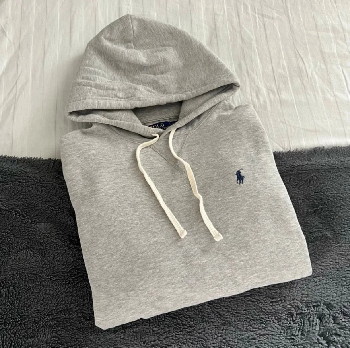 Grå Ralph Lauren Hoodie