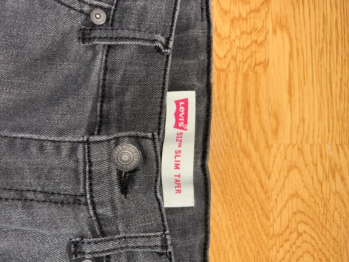 Levi's 512 Slim Taper jeans mörkgrå - 1