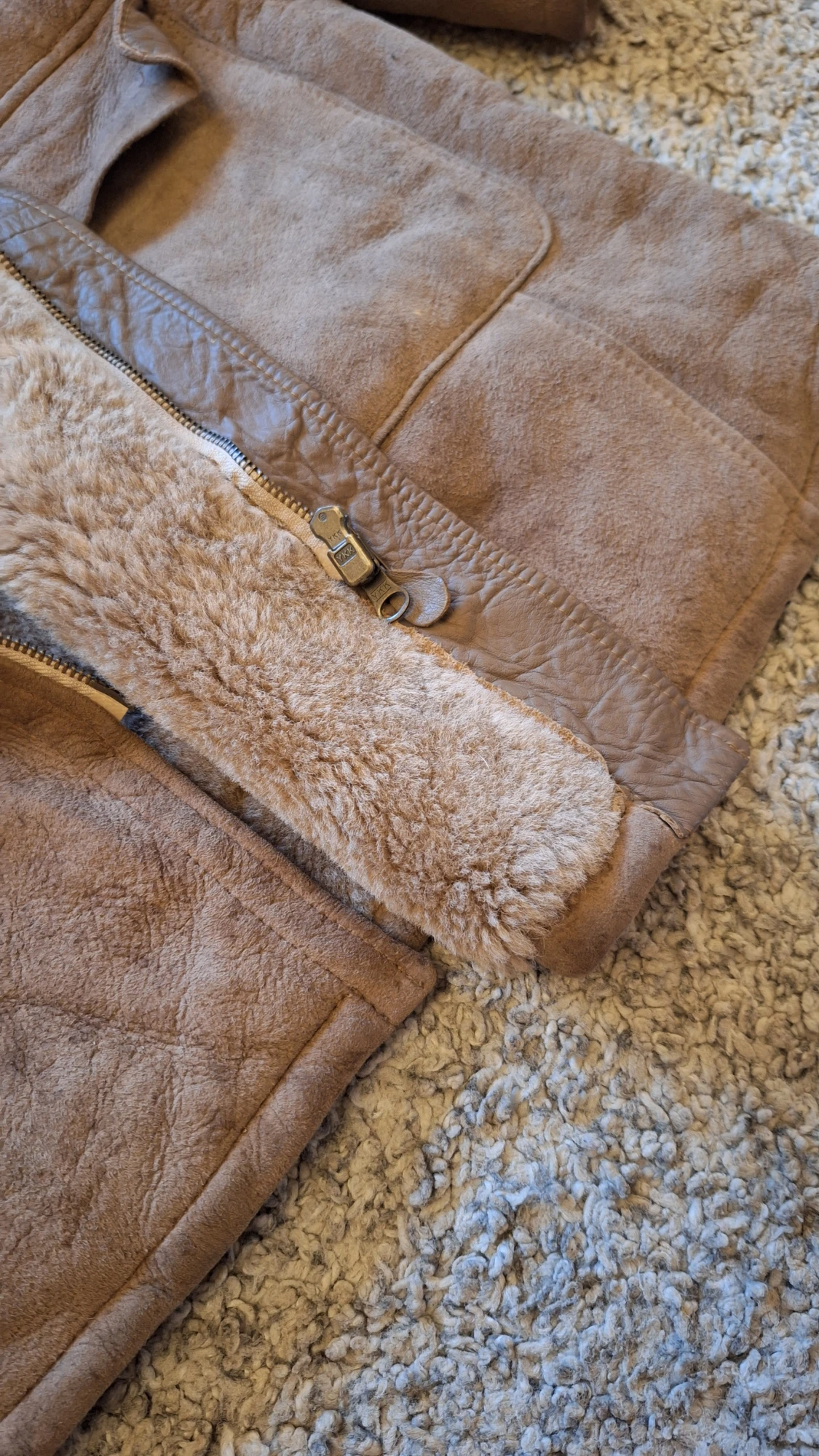 Brun duffel jacka från Canterbury Leather International  - 3