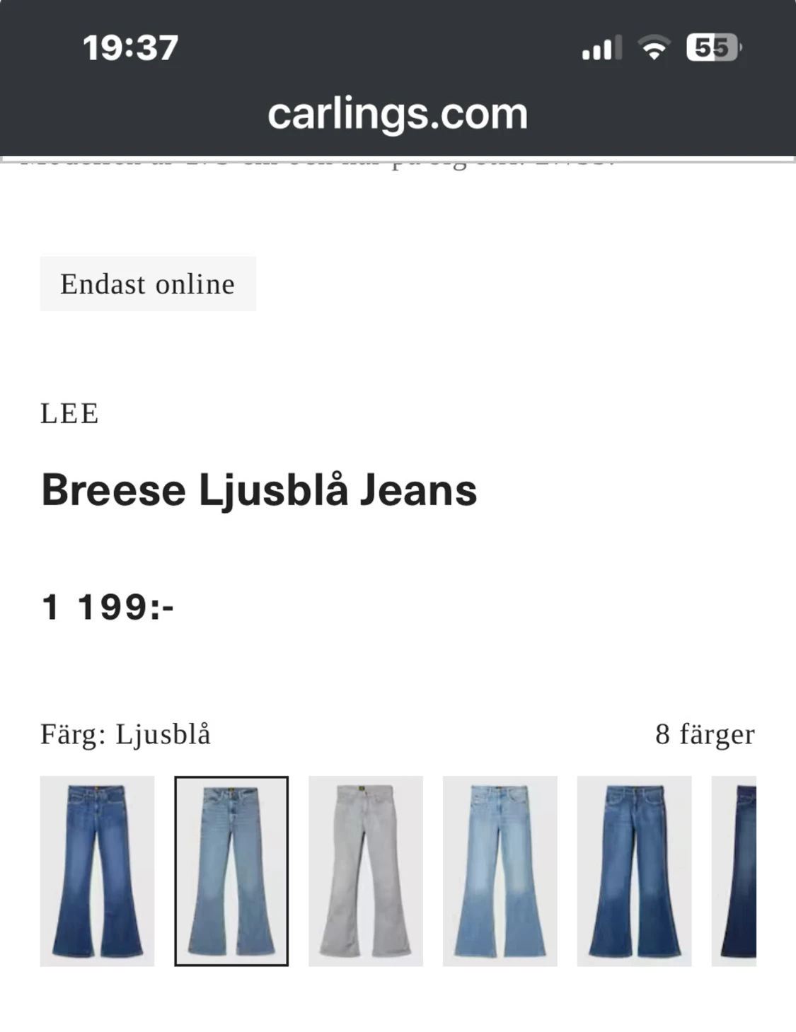 Utsvängda jeans - 5