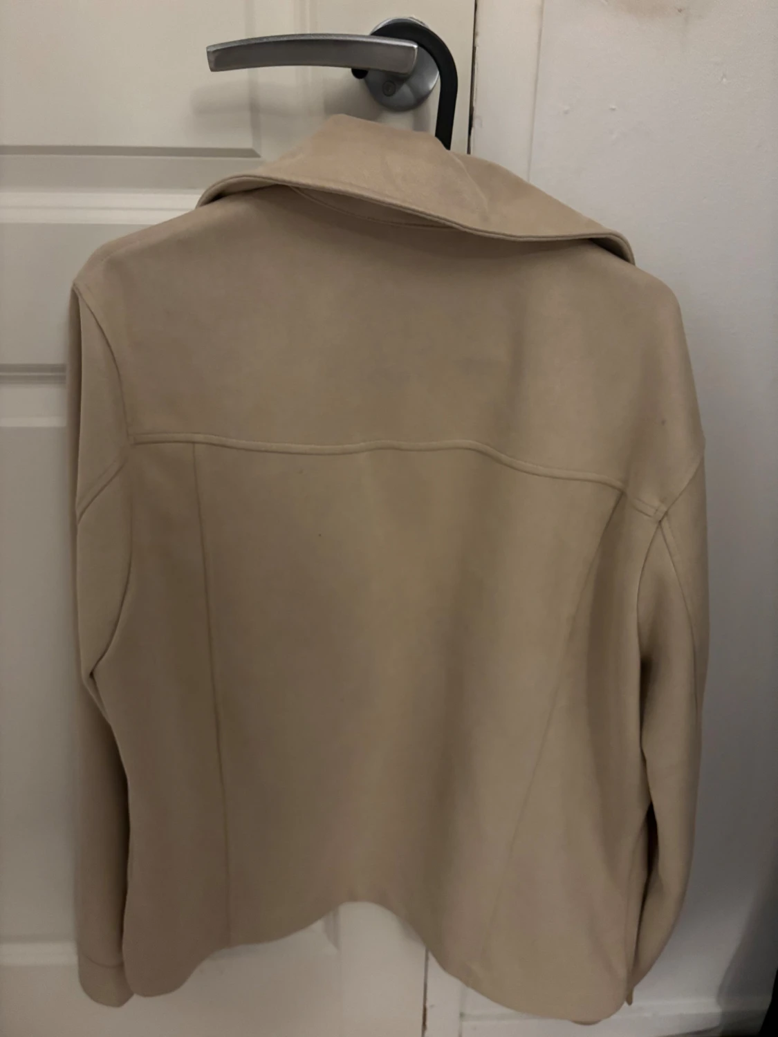 Beige mocka overshirt från Zara - 1