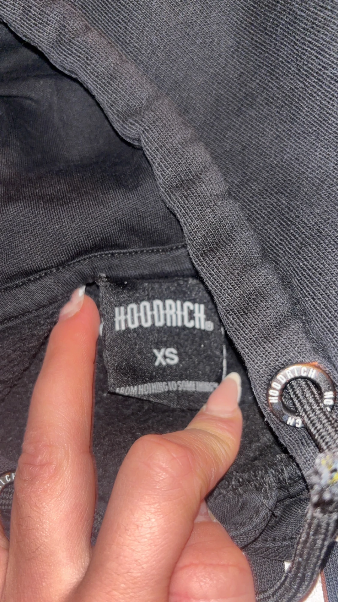 Svart hoodie från Hoodrich XS - 1