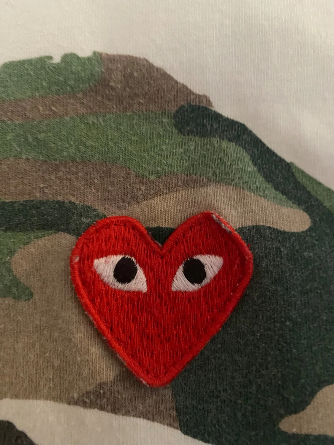 Vit Comme des Garçons Play t-shirt S - 1