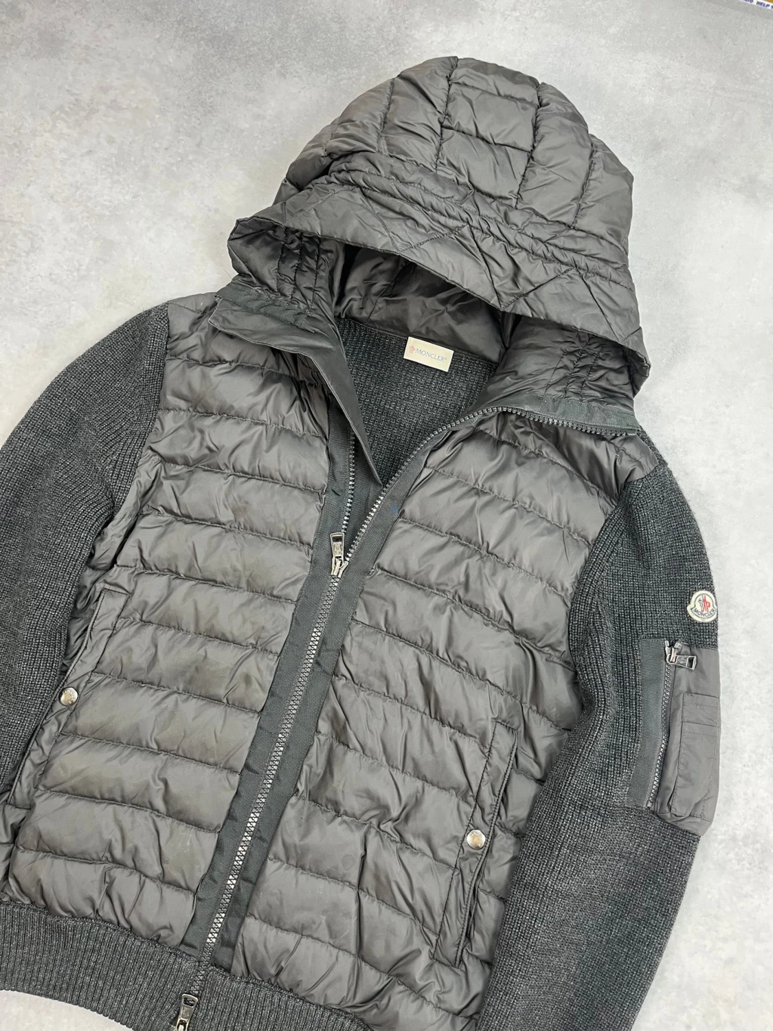 Moncler hooded cardigan jacket - 2