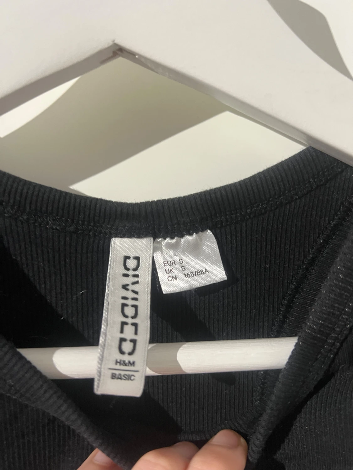 Svart ribbad linnetopp H&M Divided - 1