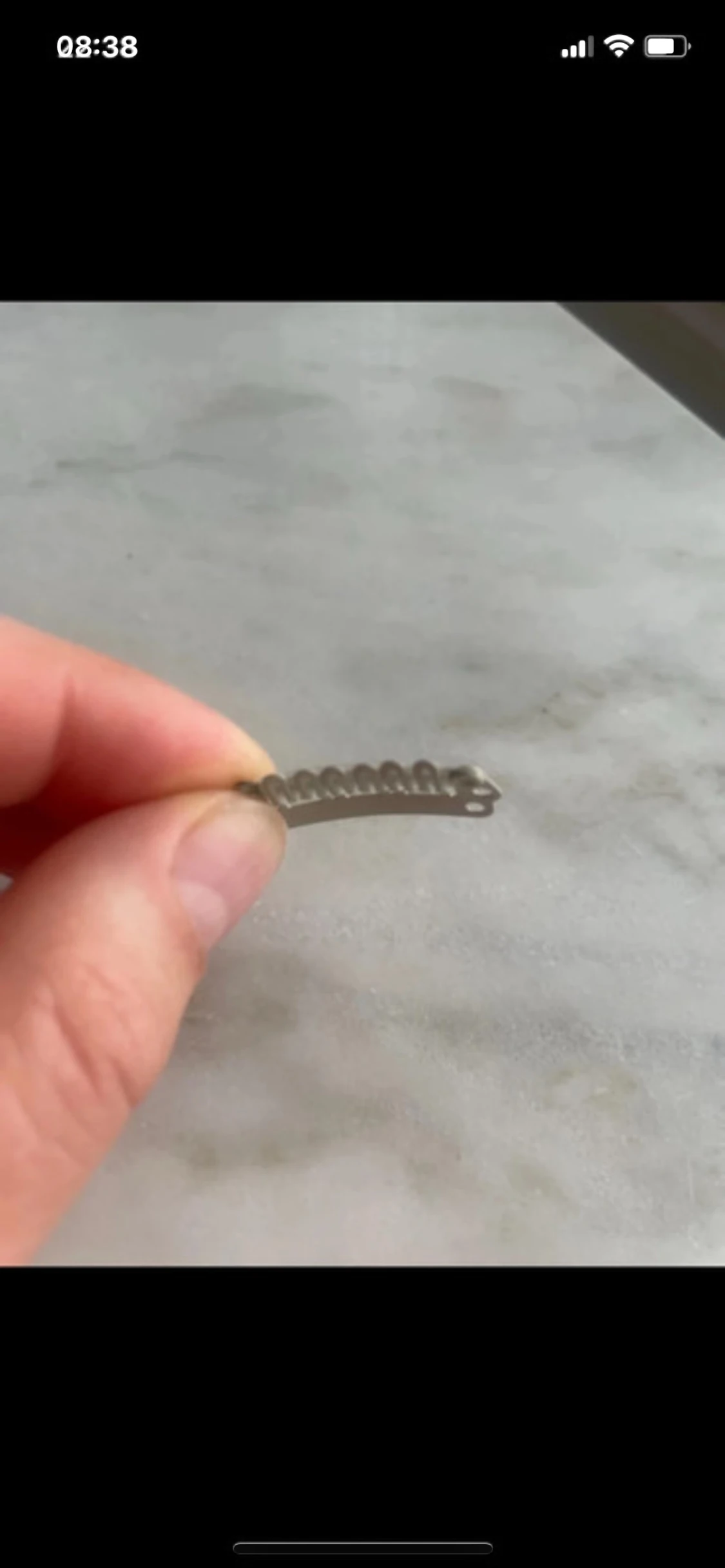 10 st små guldiga hårclips - 1