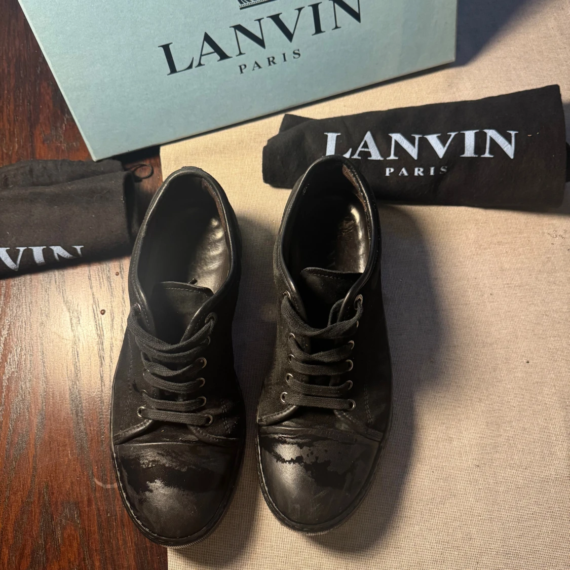 Svarta sneakers från Lanvin Paris - 3