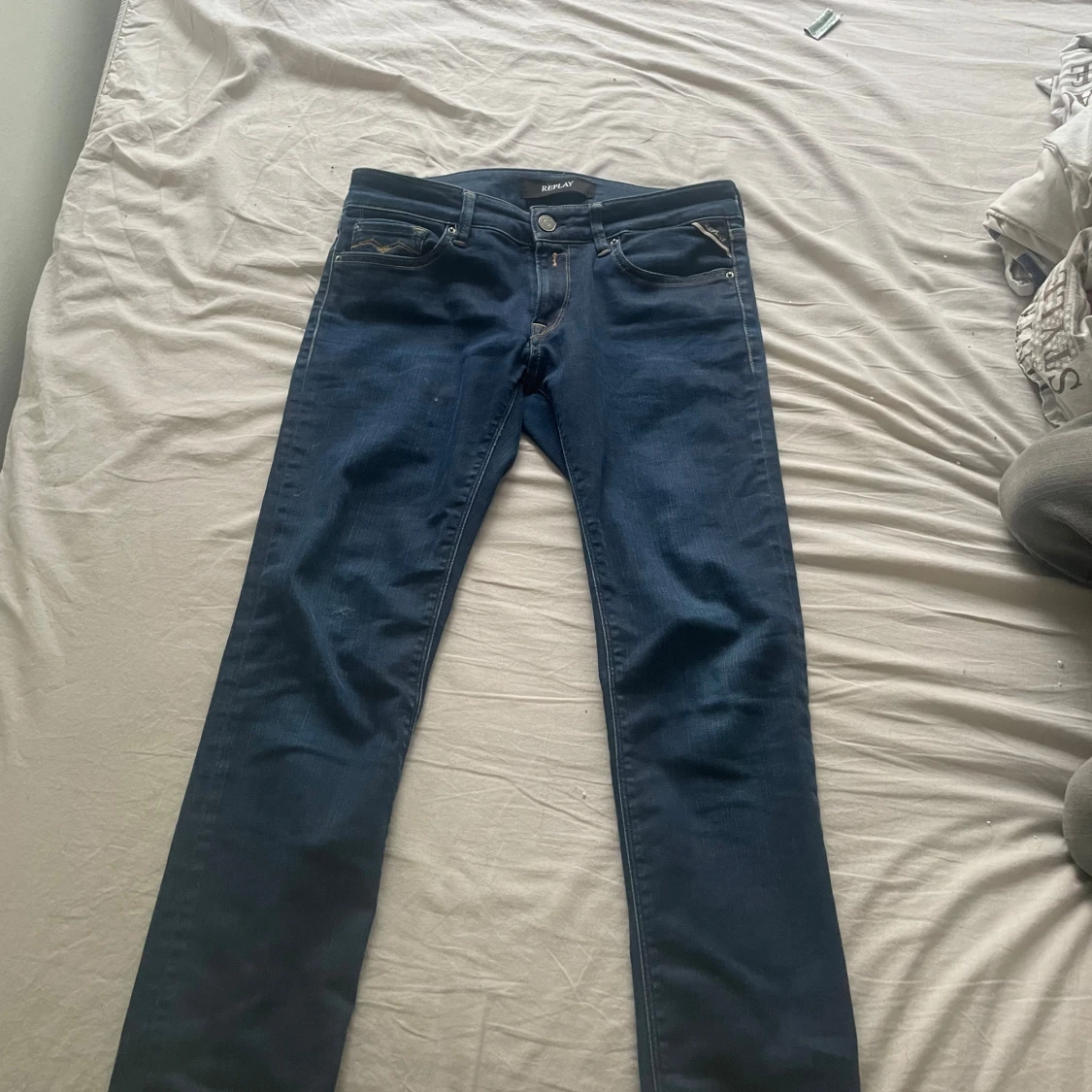 Mörkblå Replay skinny jeans - 2