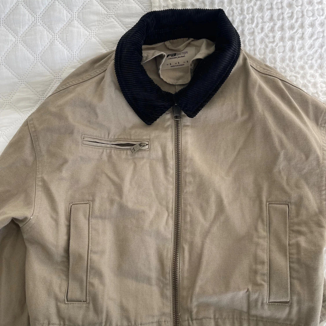 Beige bomberjacka från FB Sister - 4