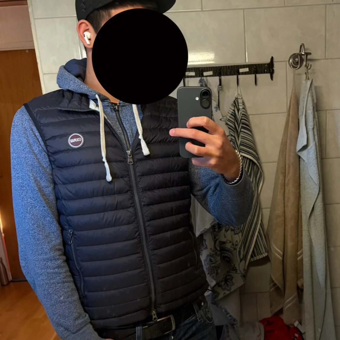 Svart dunväst från Colmar, strl 50/M - 4