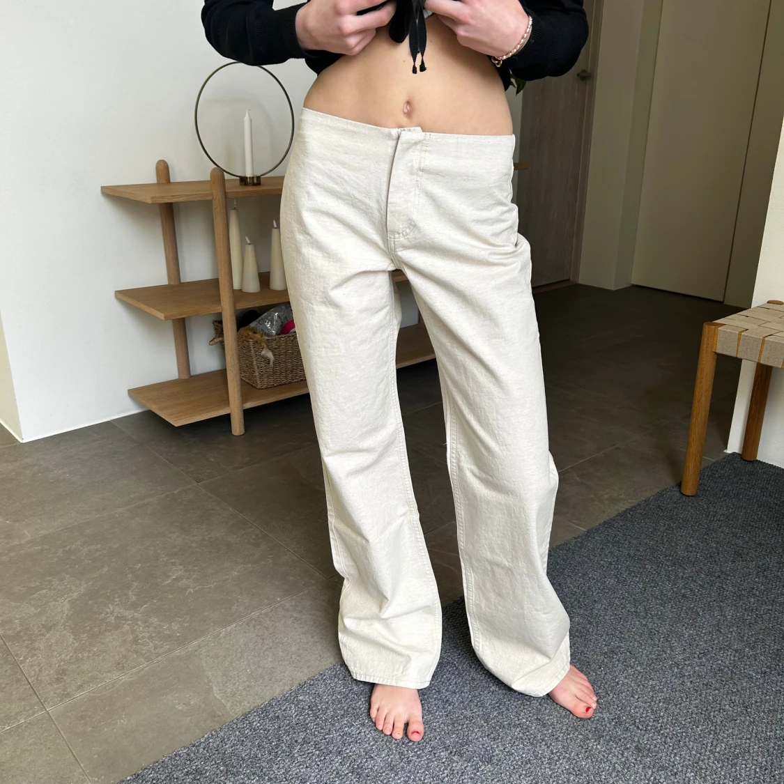 Beiga wide byxor från Àvora - 3