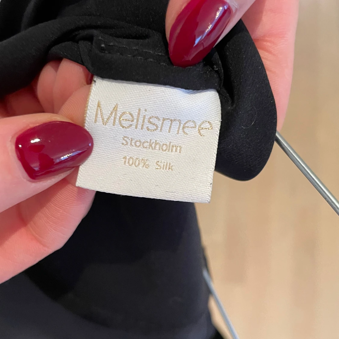 Svart långklänning från Melismee - 1