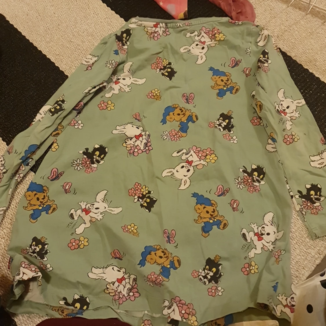 Grön Bamse-klänning från Lindex - 1