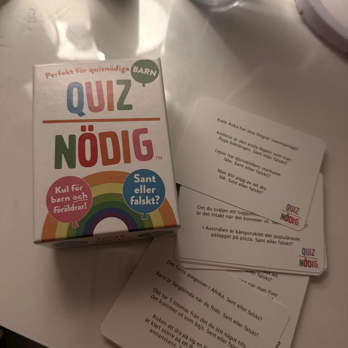 Quiznödig Barn - Sant eller falskt? Spel NYTT! - 3