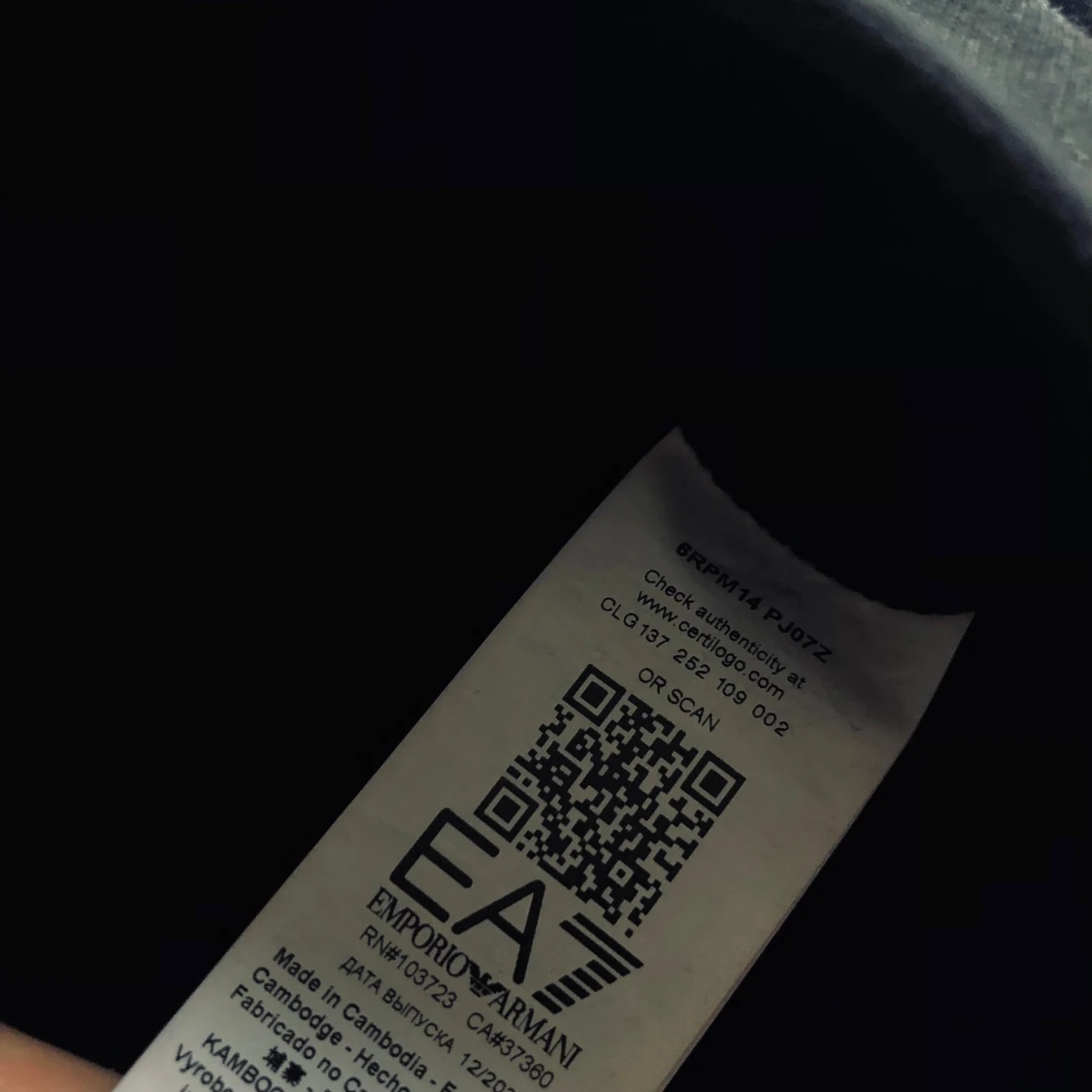 Svart sweatshirt EA7 Emporio Armani - 3