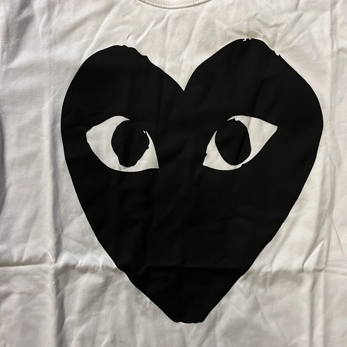 Vit t-shirt Comme des Garçons Play - 1