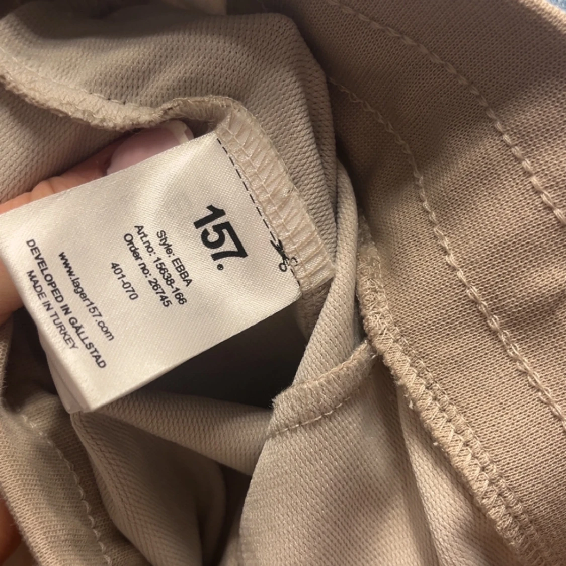 Beige mjukisbyxor från Lager157 - 2