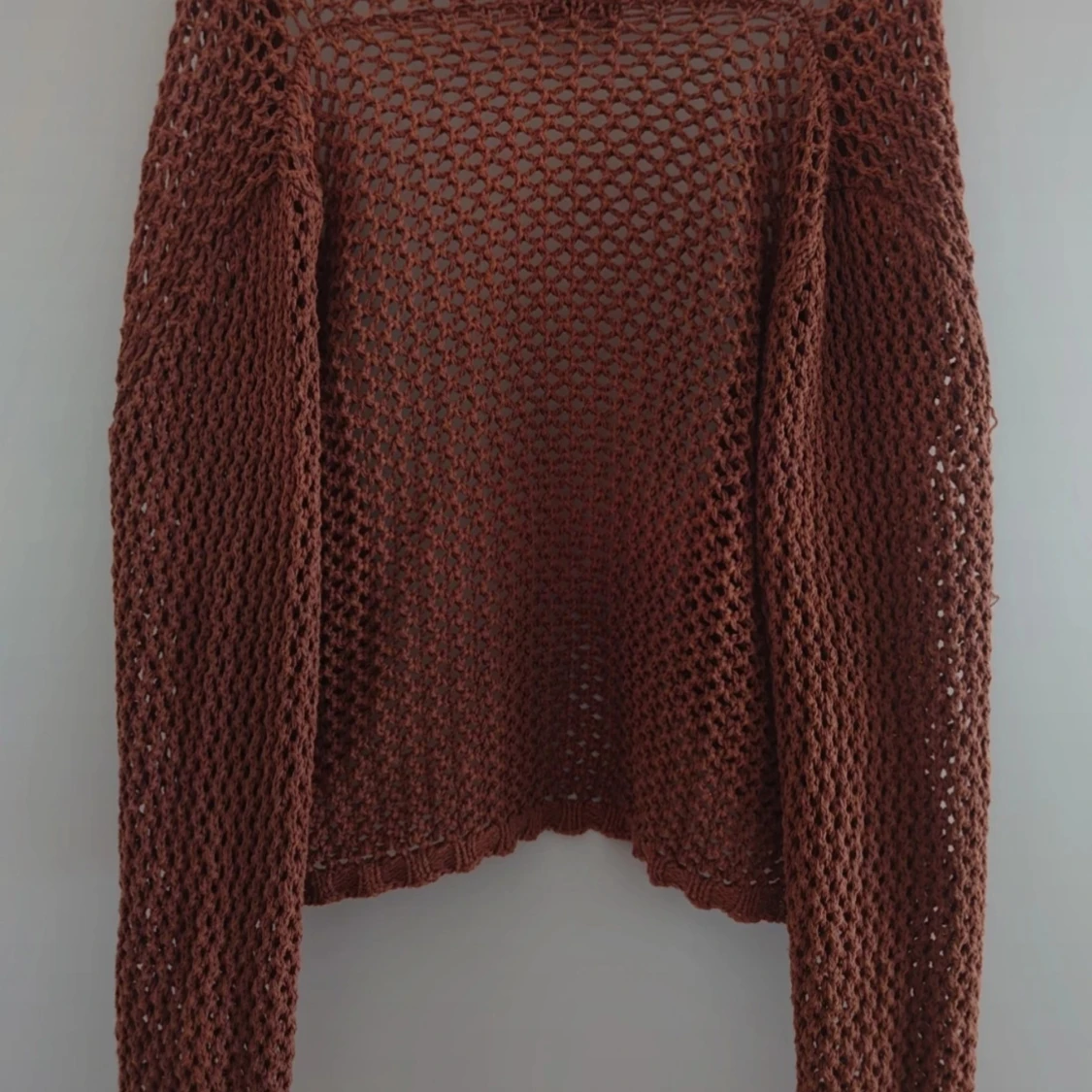 Brun stickad kofta från Woman Borsache - 2