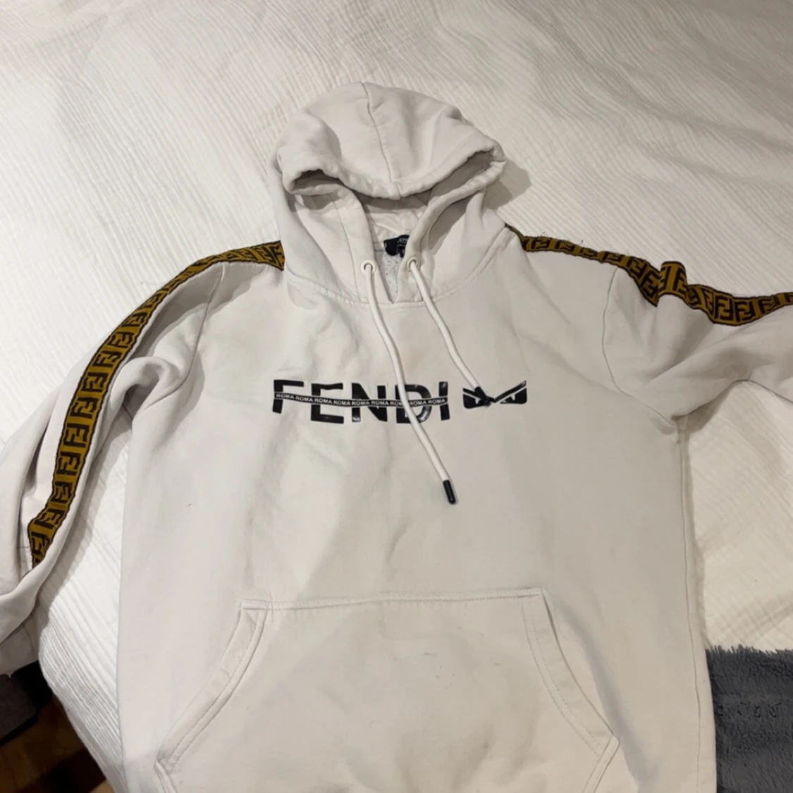 Fendi hoodie med logoband - 1