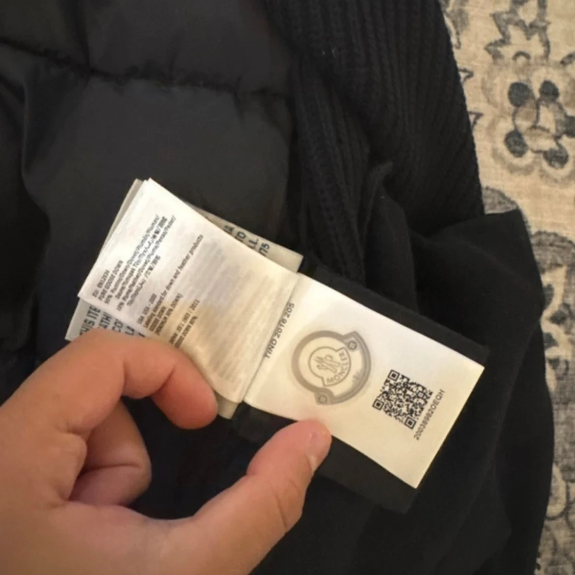 Svart Moncler tricot cardigan - 3