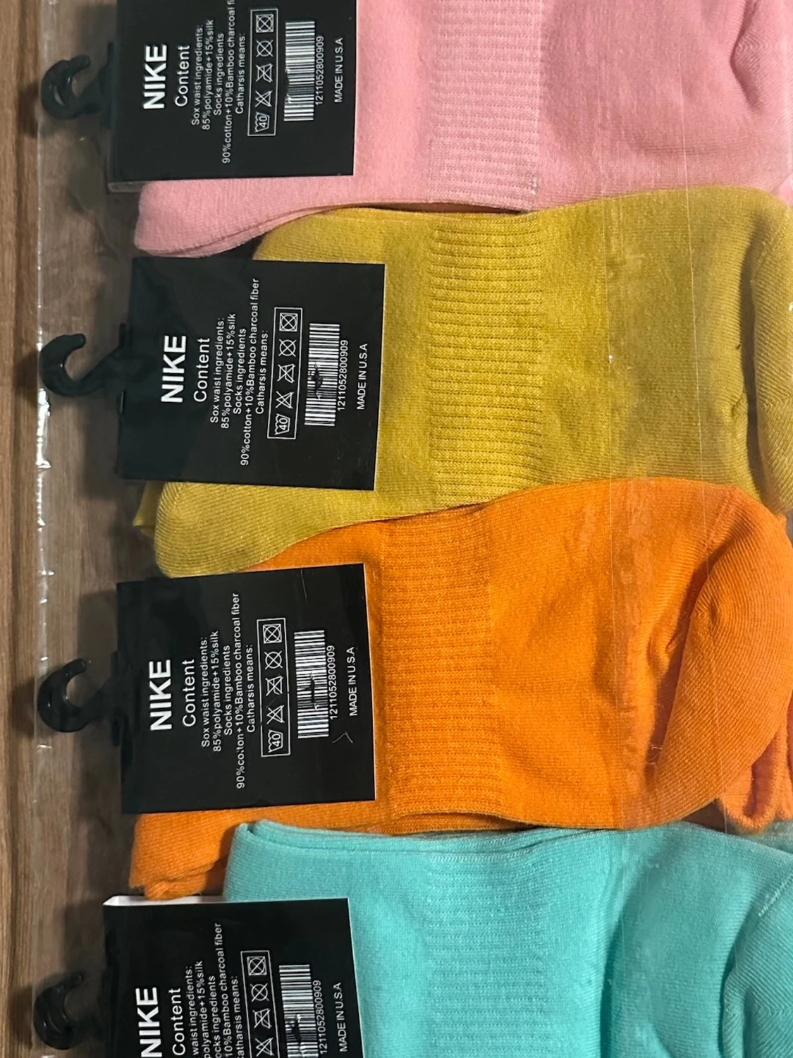 Färgglada Nike strumpor. 6-pack. - 3