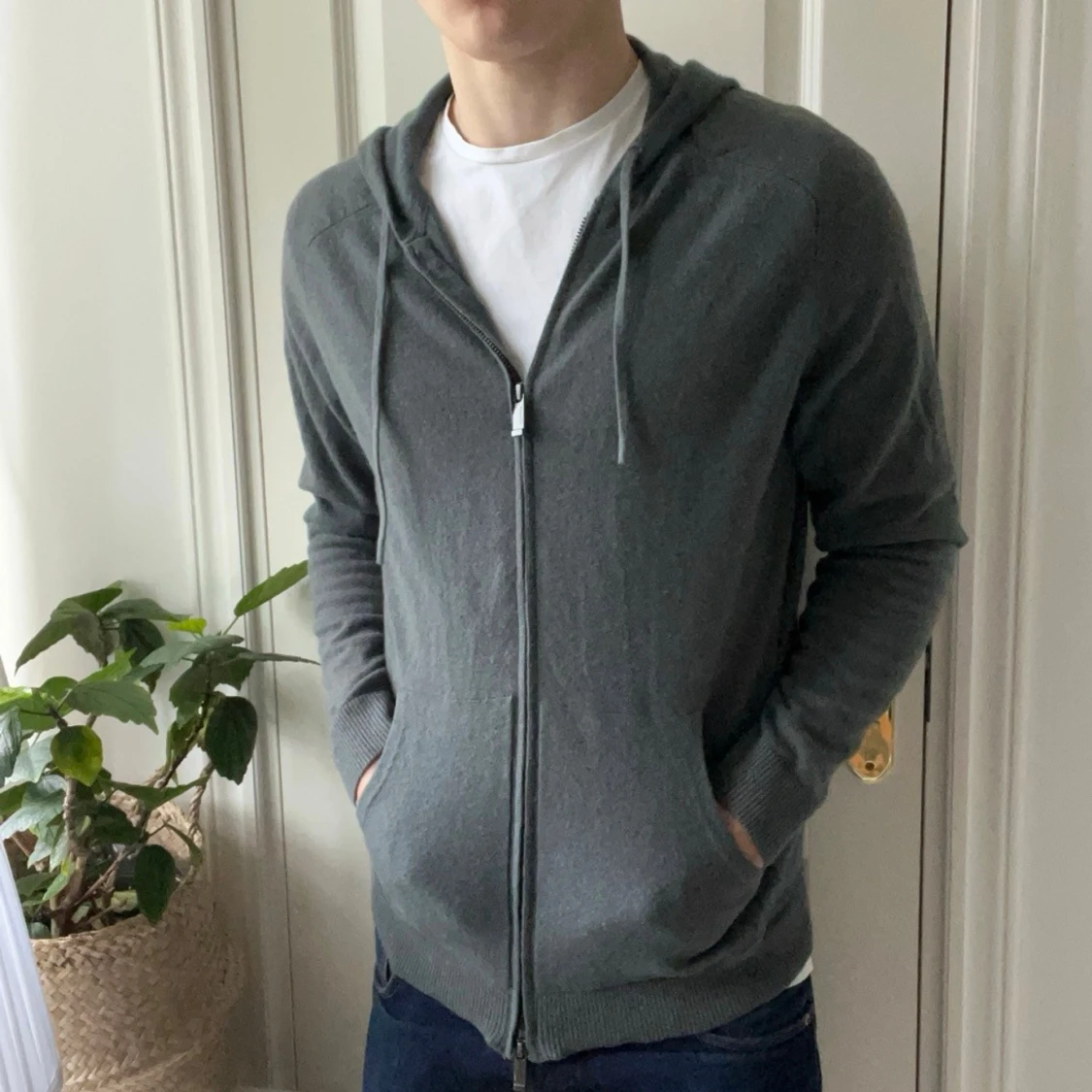 Massimo dutti full zip 100% cashmere  - 2